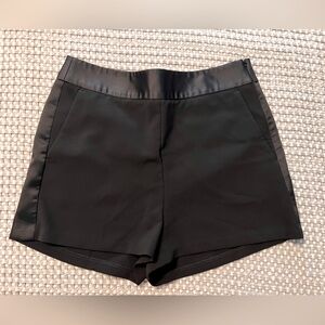 Express Black High Waist Dress Shorts